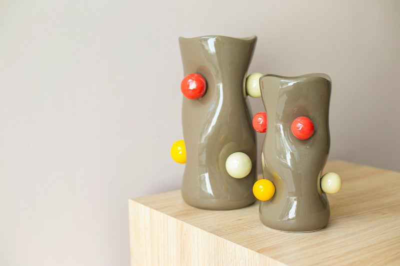 VASO DOTS CERÂMICA FENDI M - Cactos da Maricota