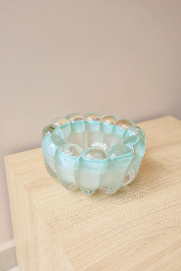 MURANO FRASCATI VERDE OPALINO 8x8CM Cactos da Maricota