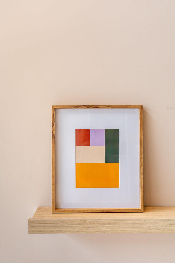 QUADRO GEOMÉTRICO 2 - EM MDF Cactos da Maricota