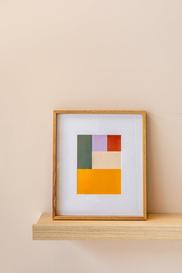 QUADRO GEOMÉTRICO 3 - EM MDF Cactos da Maricota