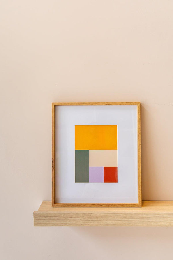QUADRO GEOMÉTRICO 4 - EM MDF Cactos da Maricota