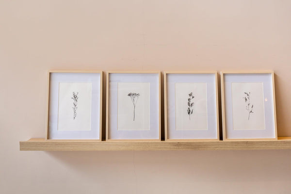QUADRO FINE LINE 3 - EM MDF Cactos da Maricota