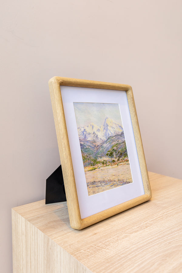 PORTA-RETRATO EM MADEIRA COM PASPATUR - 15x20