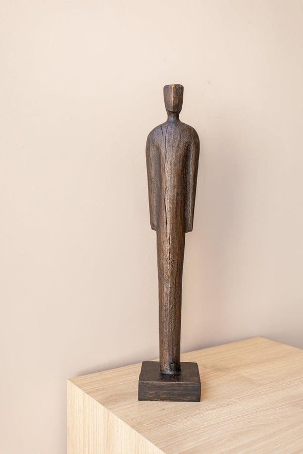 ESCULTURA HOMEM EM POLIRESINA 51,5x10x10cm Cactos da Maricota