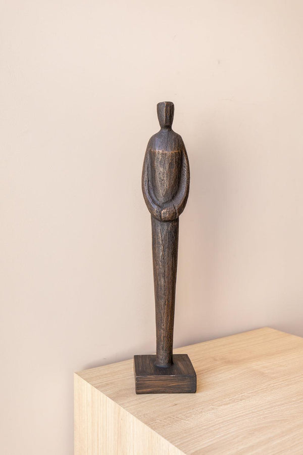 ESCULTURA HOMEM EM POLIRESINA 46x9,5 CM Cactos da Maricota